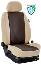 Renault Twingo ab 2014 Maß Vordersitzbezüge Pilotsitze: Kunstleder/braun/bei