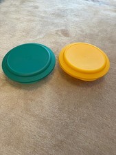 Tupperware Schüssel  Servierschalen 2 X 700 ml Grün und Gelb Junge Welle