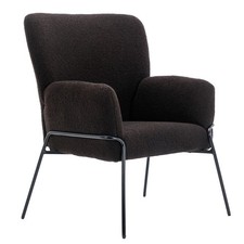 B-Ware SVITA FREIA Loungesessel modern mit Armlehne Polsterstuhl Schwarz