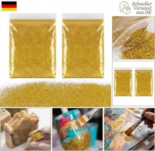 Glitzerpulver gold für - gold,