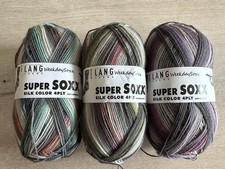 3x 100g Sockenwolle 4-fach/