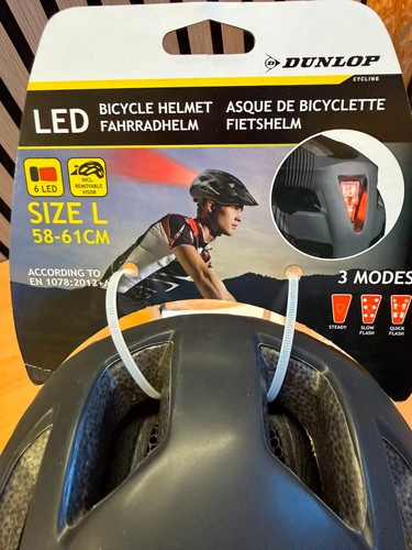 Dunlop led fahrradhelm 61 - led, l
