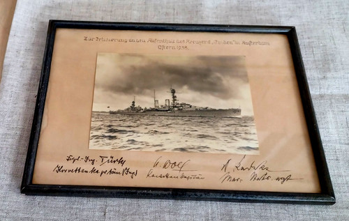 Foto des kreuzer emden in - des, emden,