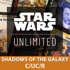 Star Wars Unlimited: Shadows of the Galaxy Singles, häufig/ungewöhnlich/selten