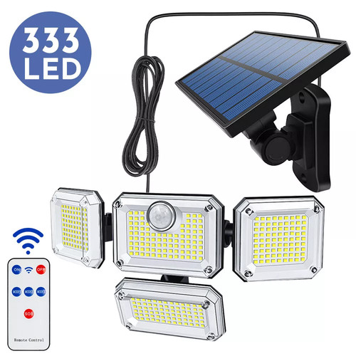 333 led solarleuchte mit - 333,