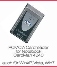 CARDREADER PCMCIA OMNIKEY CARDMAN 4040 SMART CHIPCARDREADER KARTENLESER