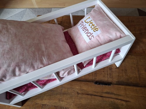 Puppenbett neuwertig weiss - neuwertig,,