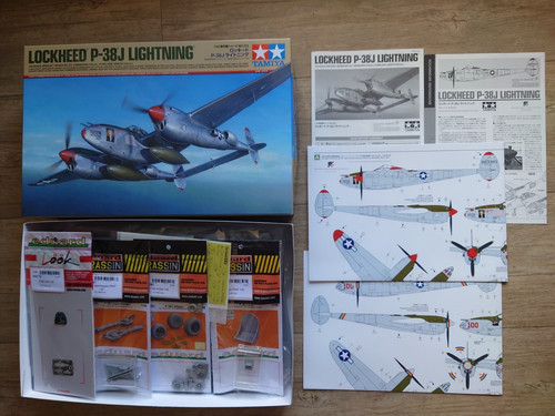 Tamiya 61123 lockheed 38j - tamiya,