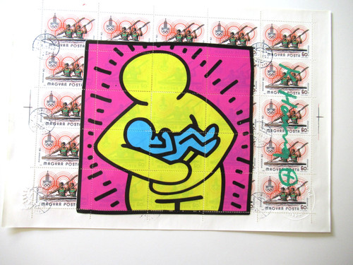 Haring serigraphie - haring:,