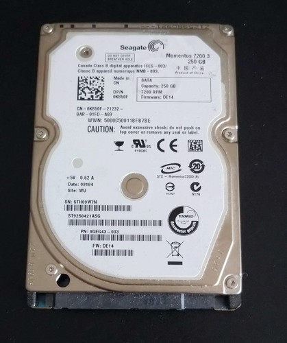 Seagate hdd 250 festplatte - hdd,