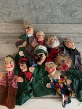 Kersa Handpuppen, Vintage, 70er, 10 Stück