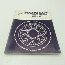 Original Honda CB CL SL TL 100 125 Werkstatthandbuch Reparaturanleitung C0676