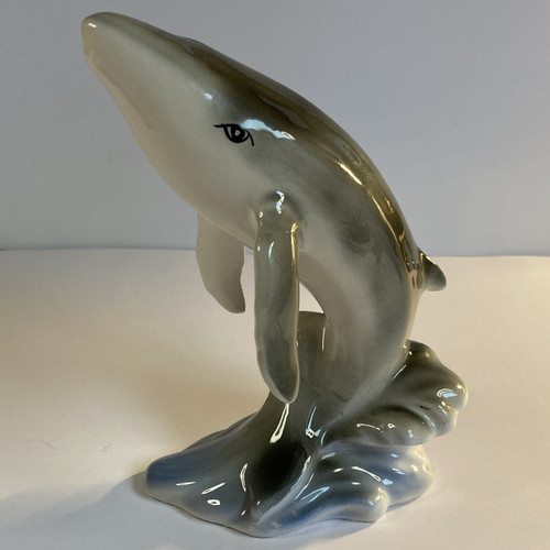 Vintage porzellan figur - vintage, wal