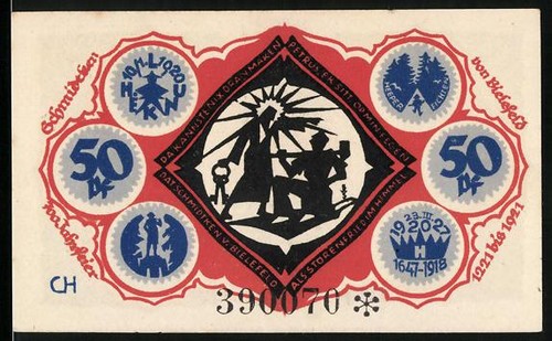 Notgeld bielefeld 1921 50 - bielefeld,, 1921,
