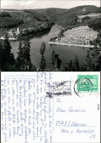 Ansichtskarte linkenmühle - ansichtskarte,