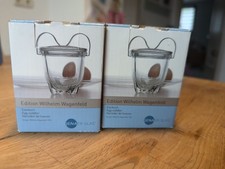 Wagenfeld Edition Jenaer Glas Eierkocher mit Spange - NEU und unbenutzt!