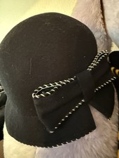 Eleganter Damenhut Schwarz Mit