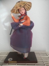 Trachtenpuppe aus Südkorea ca. 1990, montiert