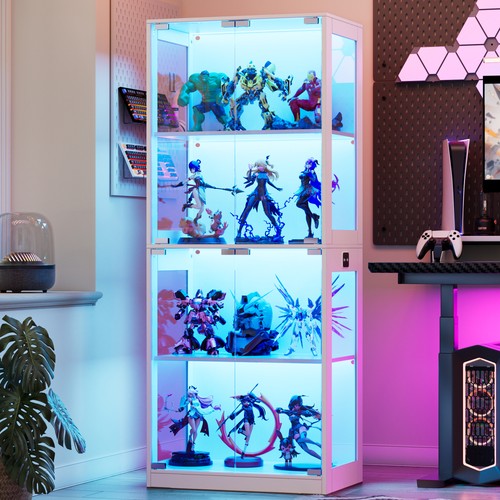 Eckvitrine mit glastüren tall - eckvitrine, glastüren,tall