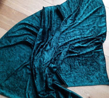 1 M x 1,50 M Pannesamt Samt BekleidungKostüm Dekostoff uni GRÜN Fasnacht, Ostern