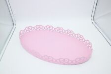 Serviertablett Rosa Herzen Metall Hochzeit Nikah Verlobung Kaffee Kahve Tepsisi