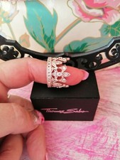 Thomas Sabo Ring Krone Zirkonia Schmuck limitiert Love Silber Rar opulent 