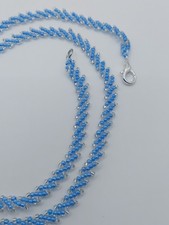 Halskette Blau 60 Cm Lang, 5