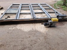 Hallentor Falttor 4 Flügel Höhe 4,35m Breite 4,5m Feurverzinkt Elektroantrieb