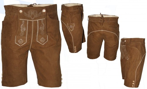 Kurze sportliche lederhose - kurze,