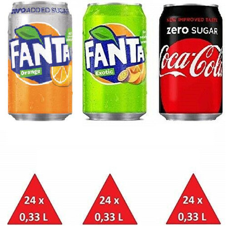 Coca cola zero fanta - cola, exotic