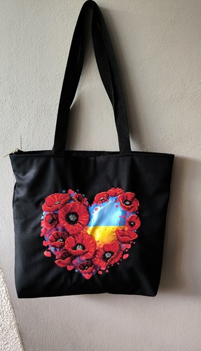 Stofftasche schwarzmit