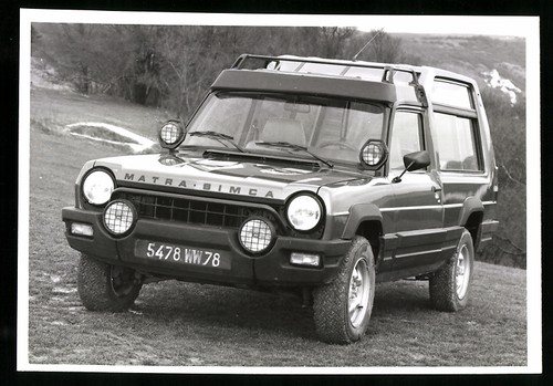 Fotografie auto simca - auto, matra