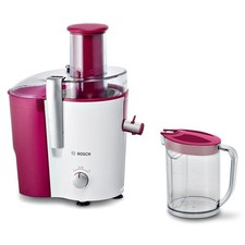 Bosch MES25C0 Entsafter VitaJuice 2 700 Watt für ganze Früchte Weiß/Pink