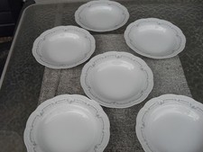 6 Suppenteller Hutschenreuther Viktoria Iris