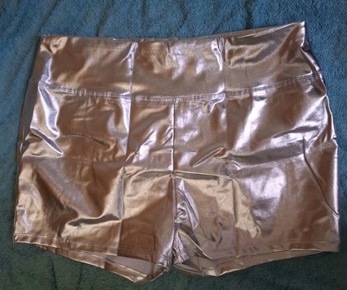 Kunstleder radlerhose shorts - kunstleder,