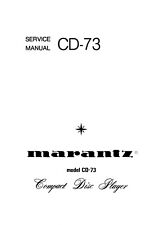 Service Manual-Anleitung für Marantz CD 73 