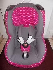 Maxi-Cosi-Tobi Bezug  Ersatzbezug  grau pink mit kleinen Sternen *neu*