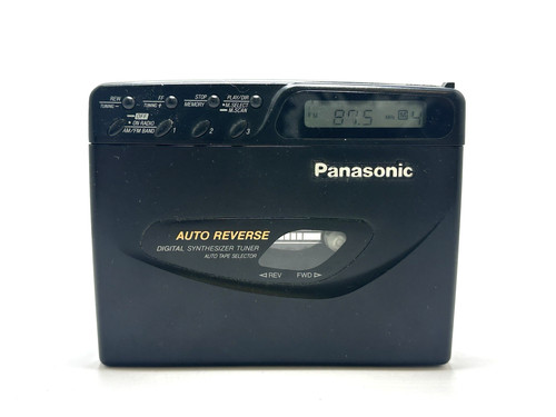 Panasonic kassettenplayer - kassettenplayer, /