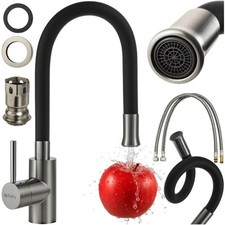 Küchenarmatur  360° schwenkbarer Auslauf Einhandhebelmischer Spülenbatterie NEU