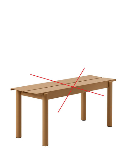 Muuto gartenbank sitzbank - muuto,