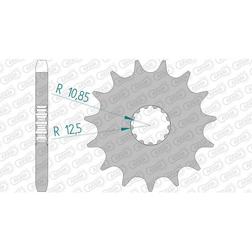 Stahl ritzel für suzuki gsf - stahl,