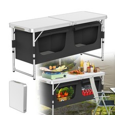 Campingschrank 120cm faltbar - campingschrank,