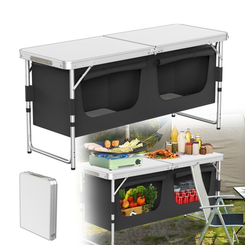 Campingschrank 120cm faltbar - campingschrank,
