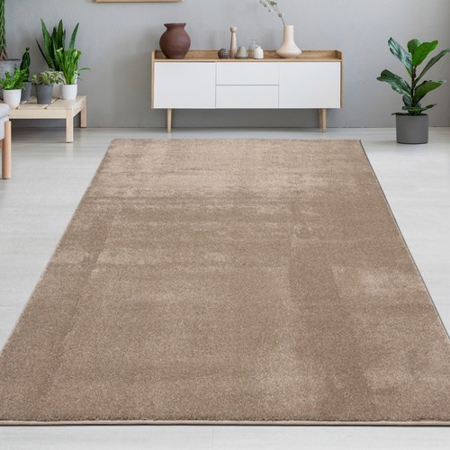 Teppich modern uni elegant - uni,