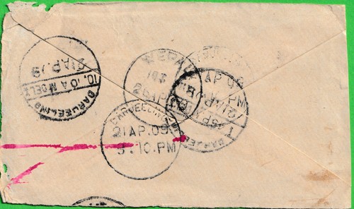 1906 indien kleinbriefstück - 1906,