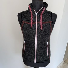 No Problem Damenweste Grau mit Kaputze Gr.S Gebraucht Top Zustand