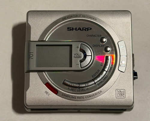 Sharp minidisc player - md, /