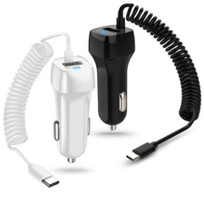 KFZ Ladekabel für Apple iPhone 17 16 16e 15 Plus Pro Max Air USB_C 15W Ladegerät