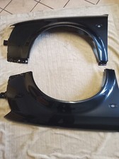 2 Alu Kotflügel für Audi A6 C5 RS6 8 Zyl. schwarz LZ9W neuer Lack
