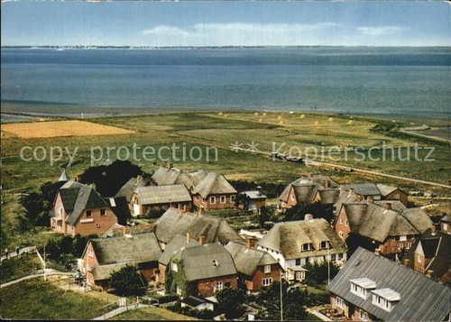 Hallig oland fliegeraufnahme - hallig,